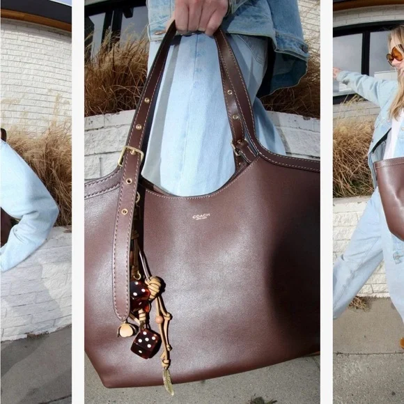 Coach Gramercy Tote Bag in maple - Picture 7 of 9